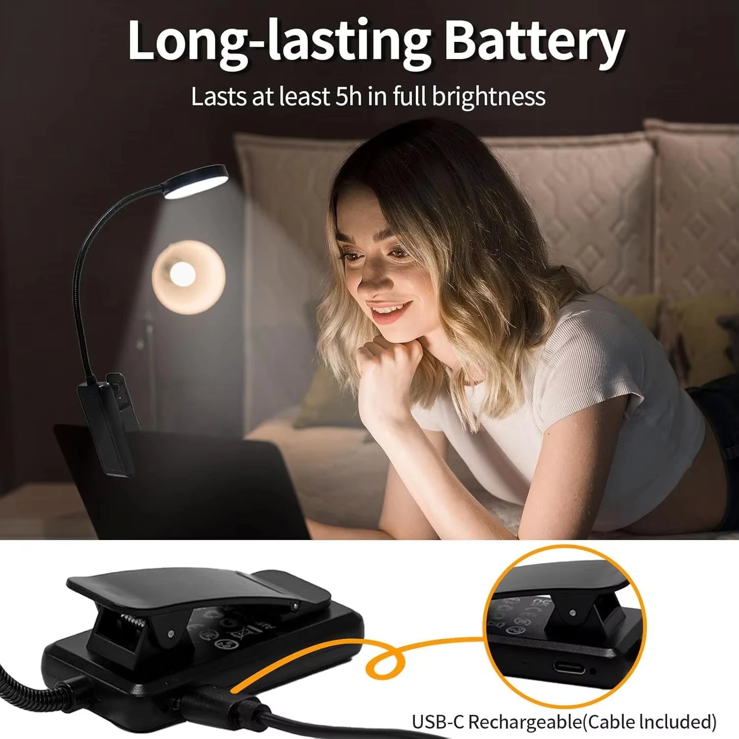 LED Clip-On Reading Light