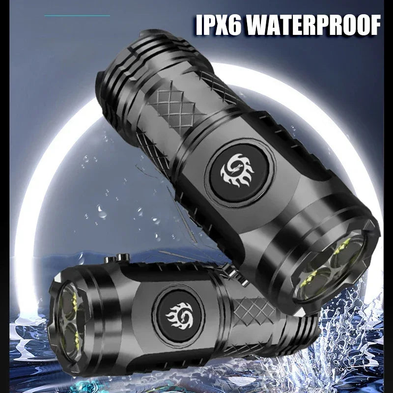Strong Power Rechargeable LED Flashlight