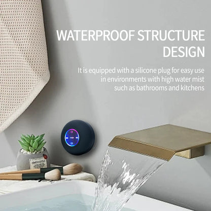 Waterproof Bluetooth Speaker – LED Mini with Suction Cup
