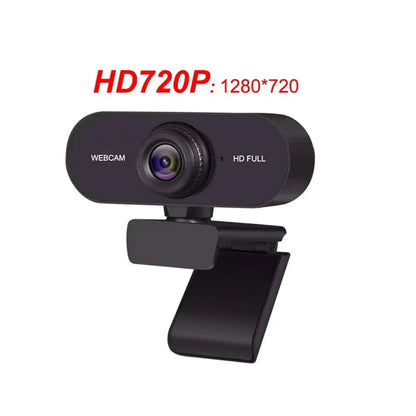 HD Webcam – 2K USB Camera with Mic & Privacy Cover