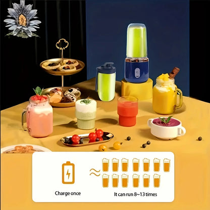 Mini Blender Cup – 6-Blade USB Smoothie & Juice Maker